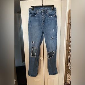 Sky-Hi Straight Old Navy jeans, extra high rise
